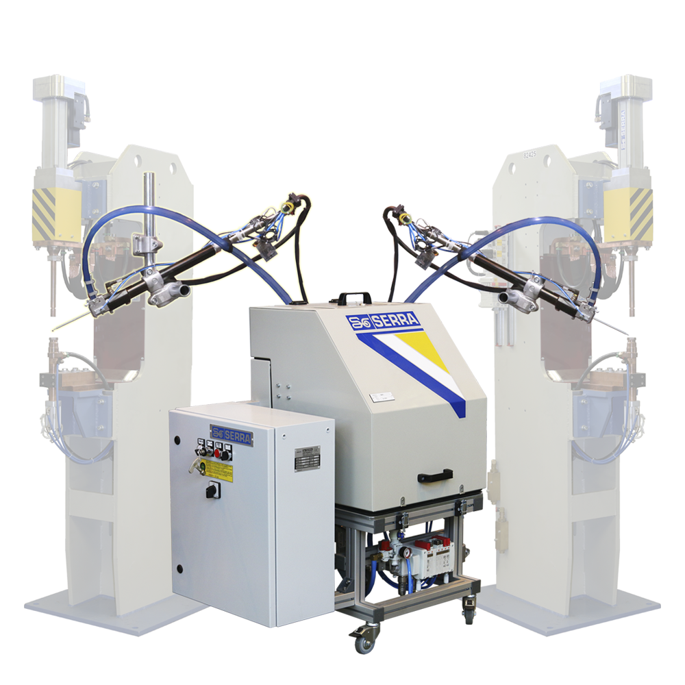 Alimentador doble de tuercas